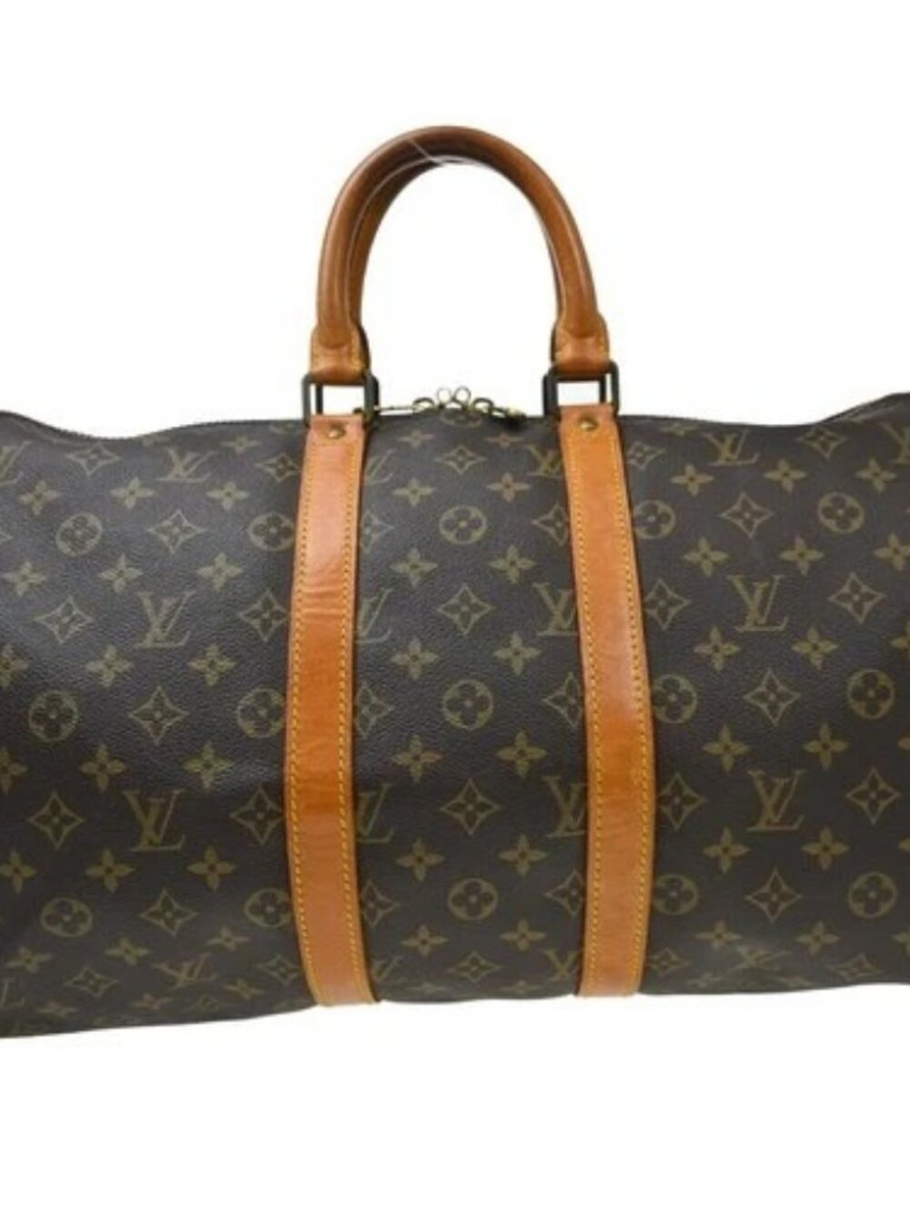 Best05 LOUIS VUITTON KEEPALL 45 DUFFLE HANDBAG MONOGRAM M41428 VI862 NQ08857